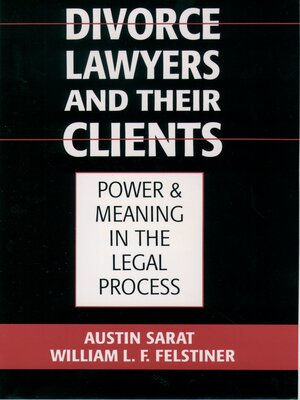 cover image of Divorce Lawyers and Their Clients